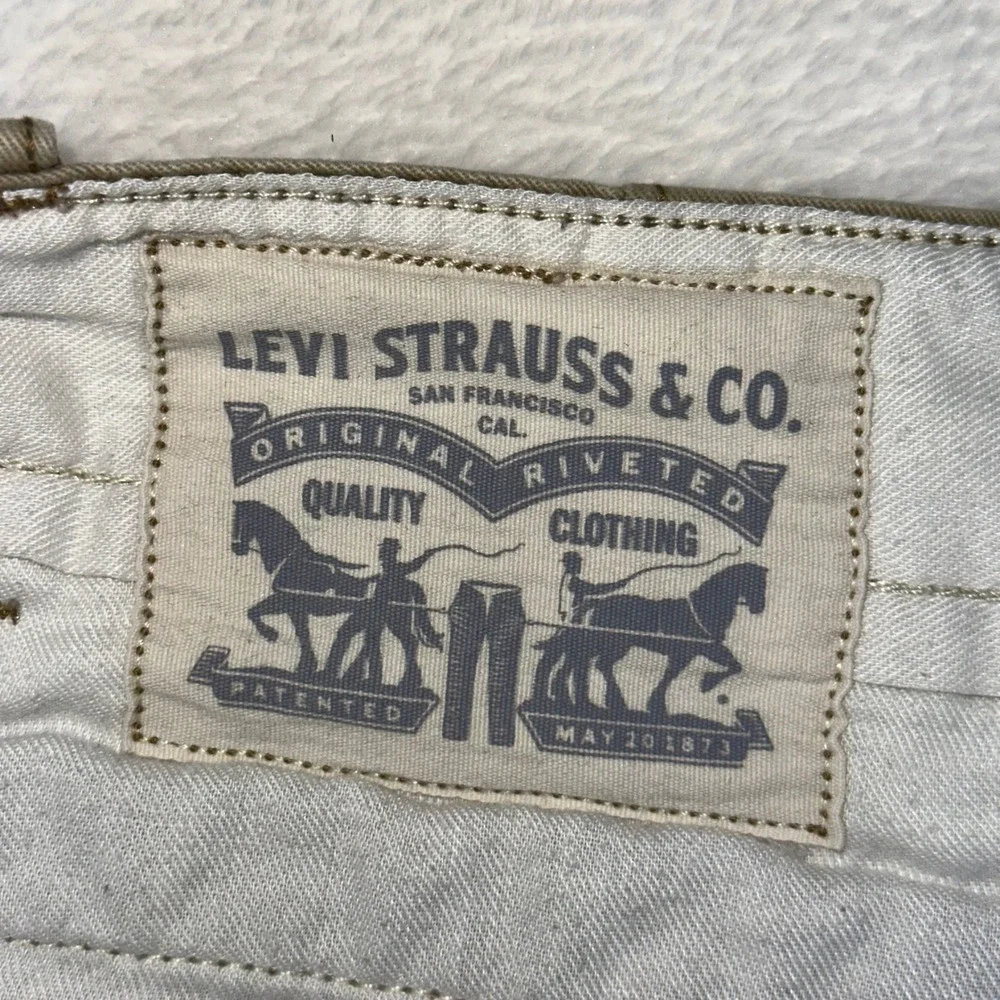 Levi Chinos‎ Mens 33X32 Tan Khaki Pants Casual Cotton Trousers